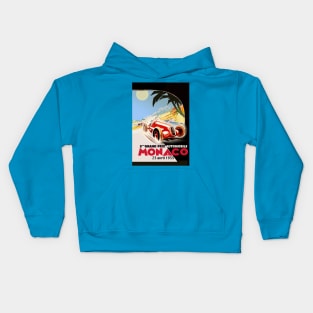 Vintage Monaco Grand Prix Kids Hoodie